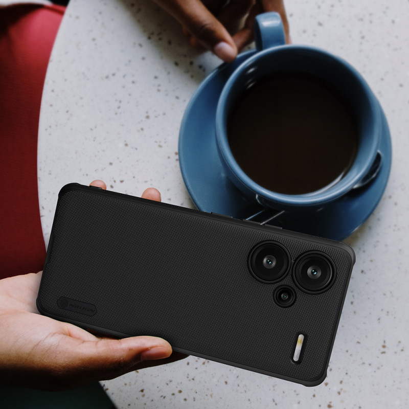 Redmi Note 13 Pro+ 5G калъф твърд гръб Nillkin черен Redmi Note 13 Pro+ 5G калъф твърд гръб Nillkin черен