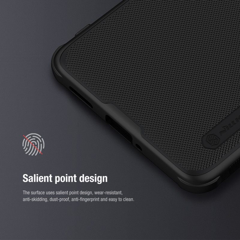 Redmi Note 13 Pro+ 5G калъф твърд гръб Nillkin черен Redmi Note 13 Pro+ 5G калъф твърд гръб Nillkin черен