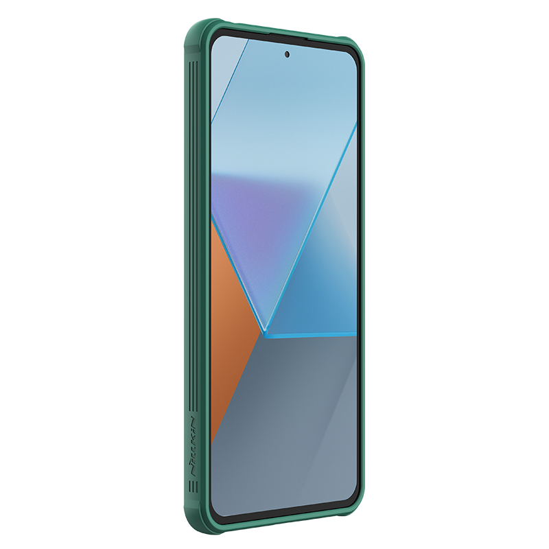 Redmi Note 13 Pro 5G твърд гръб със защита на камерата Nillkin зелен Redmi Note 13 Pro 5G твърд гръб със защита на камерата Nillkin зелен