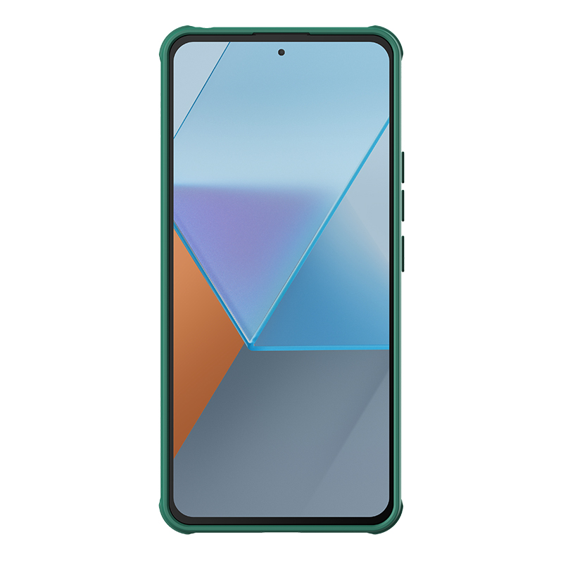 Redmi Note 13 Pro 5G твърд гръб със защита на камерата Nillkin зелен Redmi Note 13 Pro 5G твърд гръб със защита на камерата Nillkin зелен