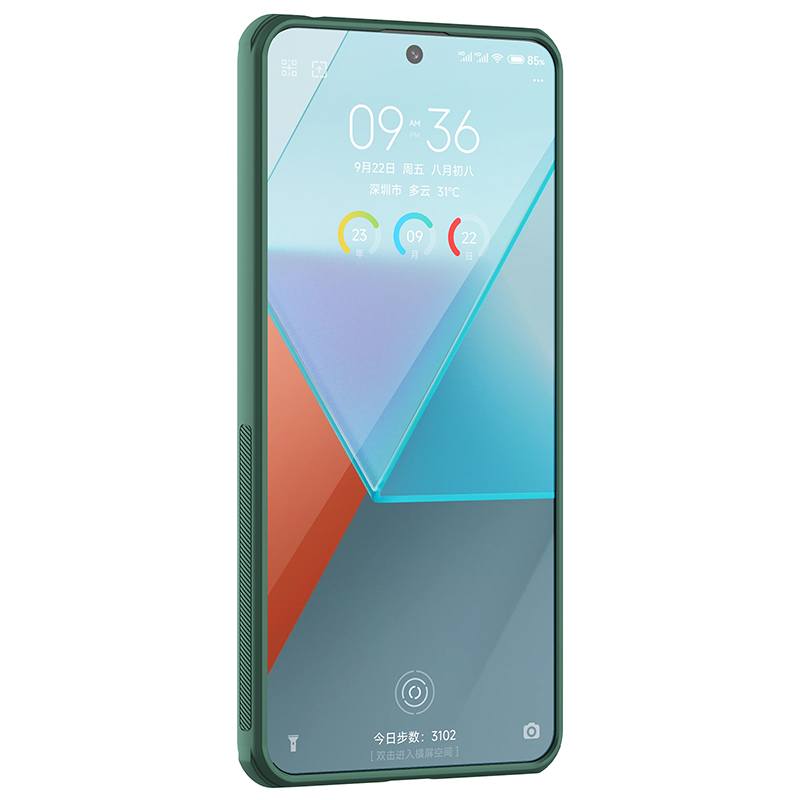 Redmi Note 13 Pro 5G калъф твърд гръб Nillkin зелен Redmi Note 13 Pro 5G калъф твърд гръб Nillkin зелен