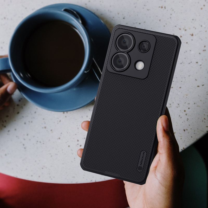 POCO X6 5G калъф твърд гръб Nillkin черен POCO X6 5G калъф твърд гръб Nillkin черен