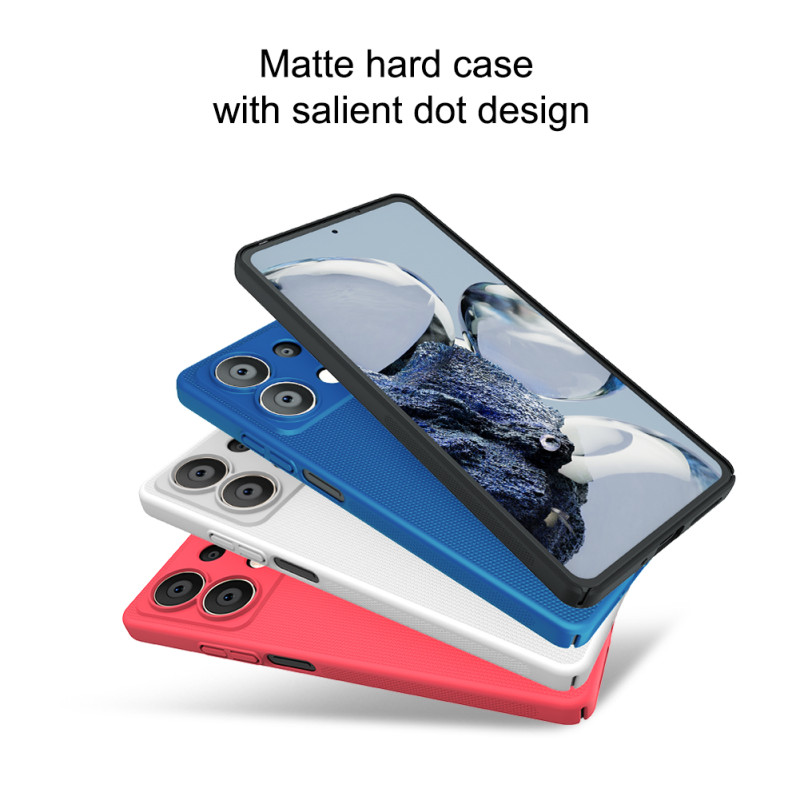 Redmi Note 13 5G калъф твърд гръб Nillkin черен Redmi Note 13 5G калъф твърд гръб Nillkin черен