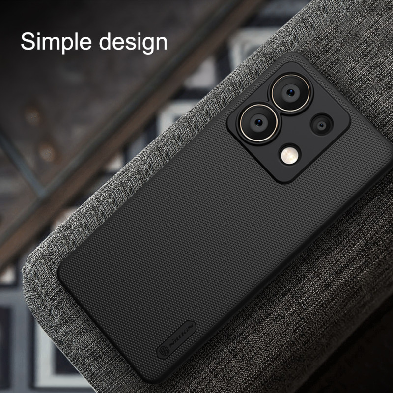 Redmi Note 13 5G калъф твърд гръб Nillkin черен Redmi Note 13 5G калъф твърд гръб Nillkin черен