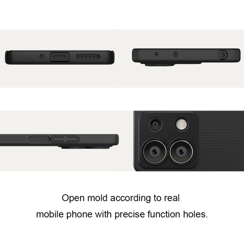 Redmi Note 13 5G калъф твърд гръб Nillkin черен Redmi Note 13 5G калъф твърд гръб Nillkin черен