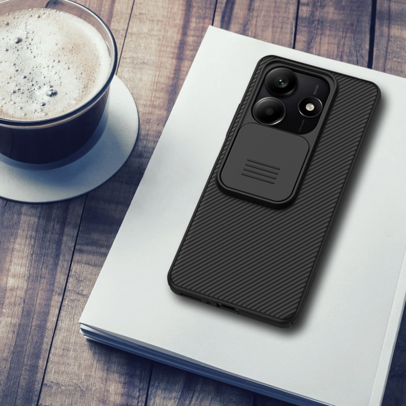 Redmi Note 14 5G твърд гръб със защита на камерата Nillkin черен