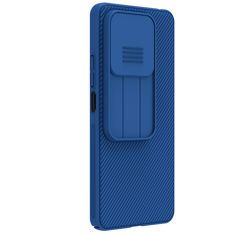 Redmi Note 14 5G твърд гръб със защита на камерата Nillkin син