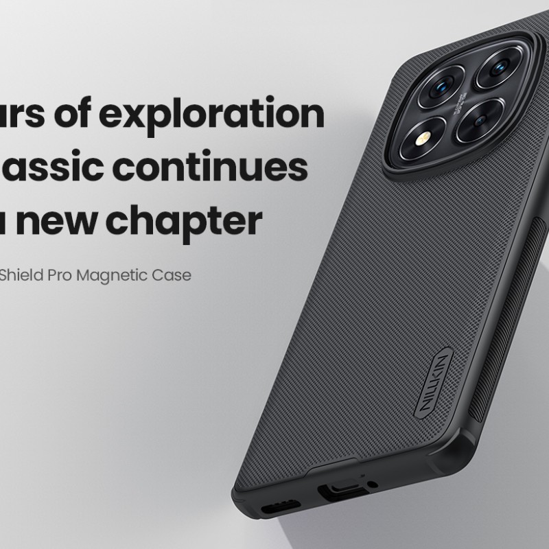 Redmi Note 14 Pro+ 5G магнитен калъф твърд гръб Nillkin черен
