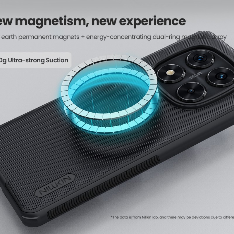 Redmi Note 14 Pro+ 5G магнитен калъф твърд гръб Nillkin черен