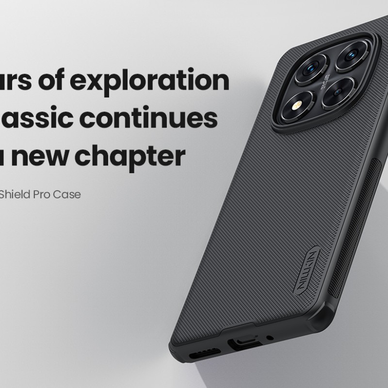 Redmi Note 14 Pro 5G / Poco X7 калъф твърд гръб Nillkin черен