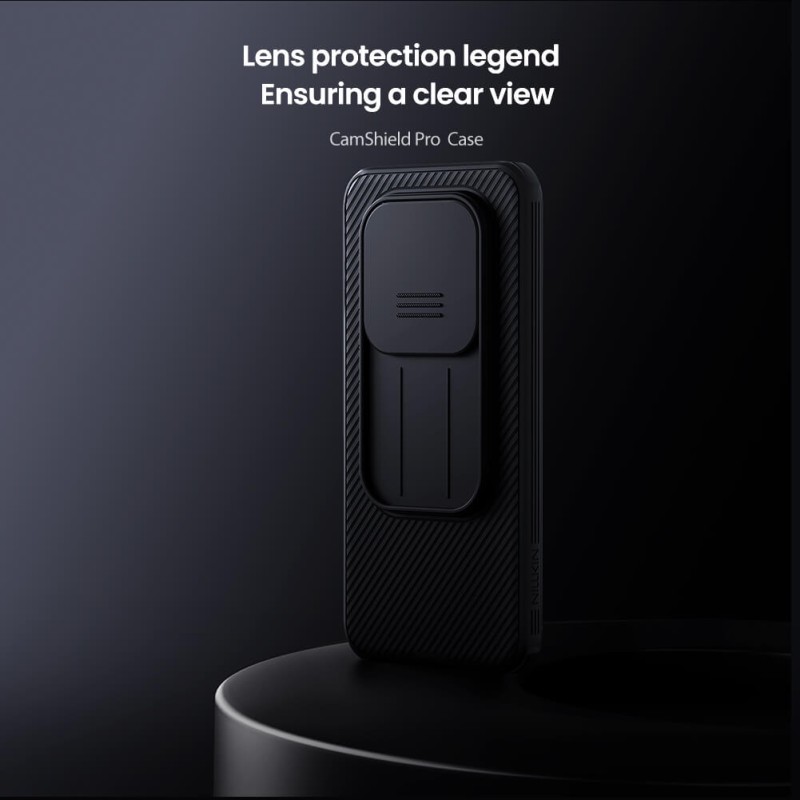 Redmi Note 15 Pro 5G твърд гръб със защита на камерата Nillkin черен