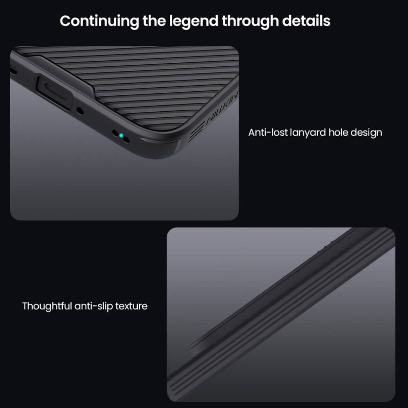 Redmi Note 15 Pro 5G твърд гръб със защита на камерата Nillkin черен
