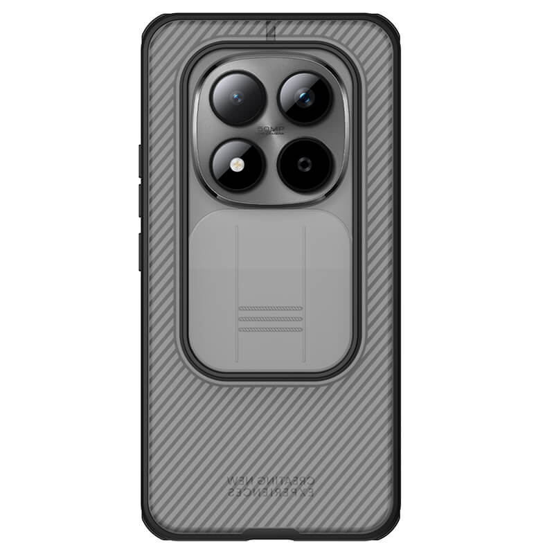 Redmi Note 15 Pro 5G твърд гръб със защита на камерата Nillkin прозрачно черен