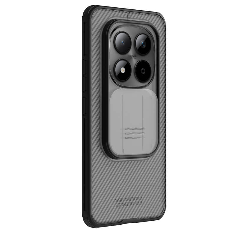 Redmi Note 15 Pro 5G твърд гръб със защита на камерата Nillkin прозрачно черен