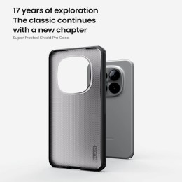 Redmi Note 15 Pro+ / Poco M8 Pro 5G калъф твърд гръб Nillkin прозрачно черен