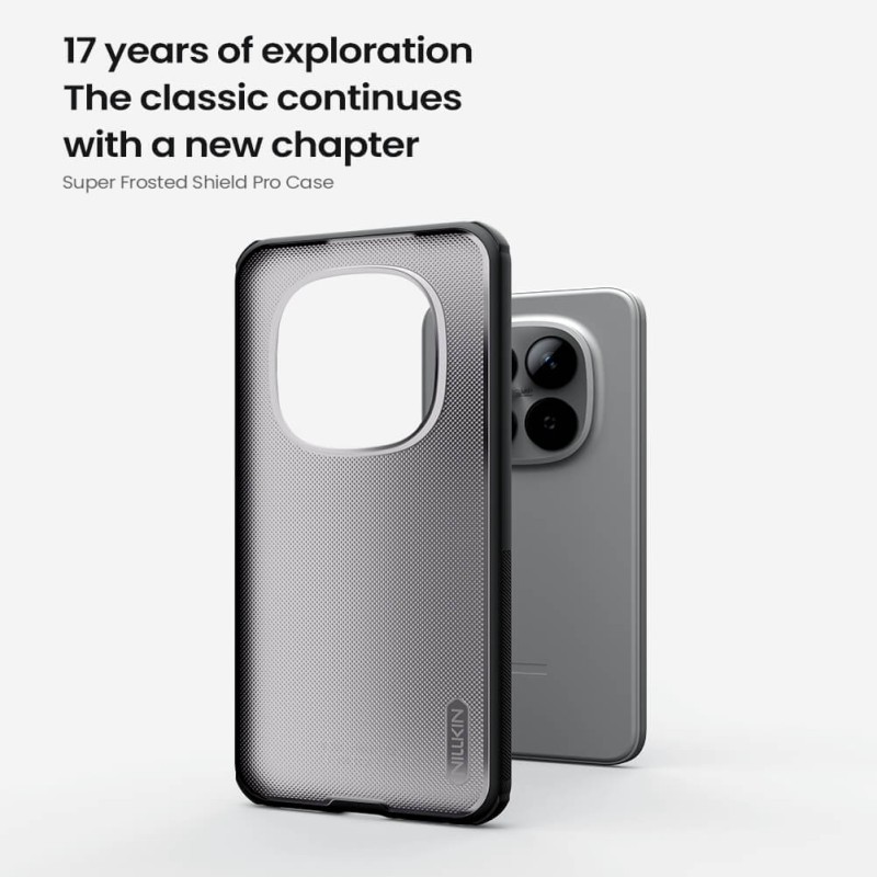 Redmi Note 15 Pro 5G калъф твърд гръб Nillkin прозрачно черен