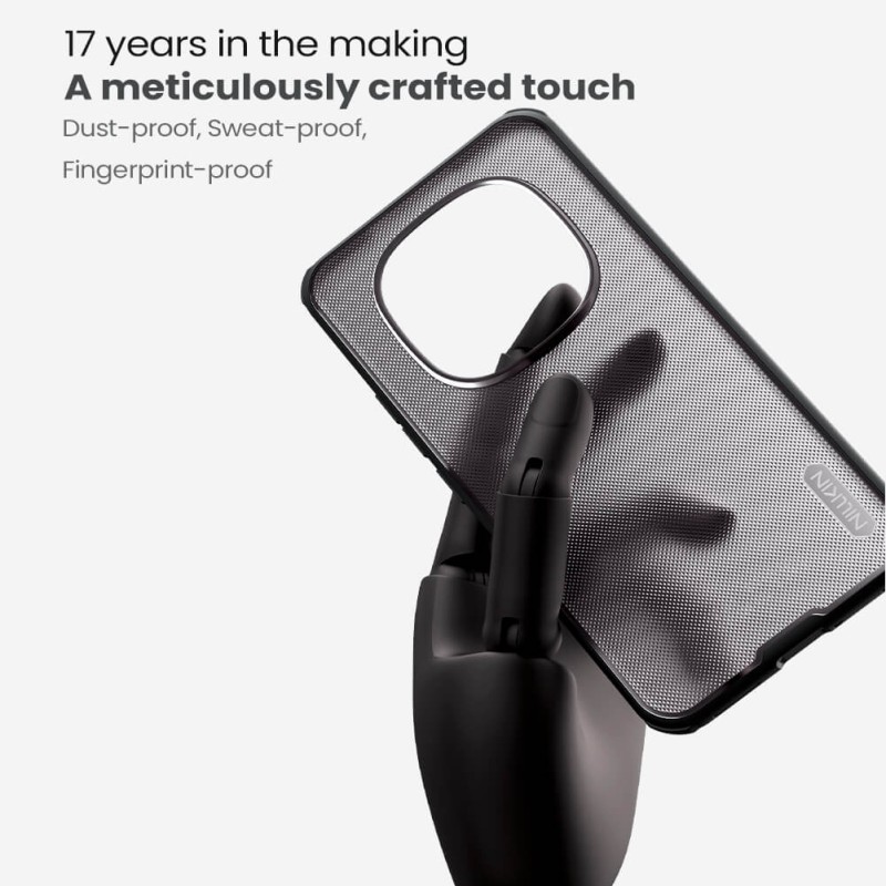 Redmi Note 15 Pro 5G калъф твърд гръб Nillkin прозрачно черен