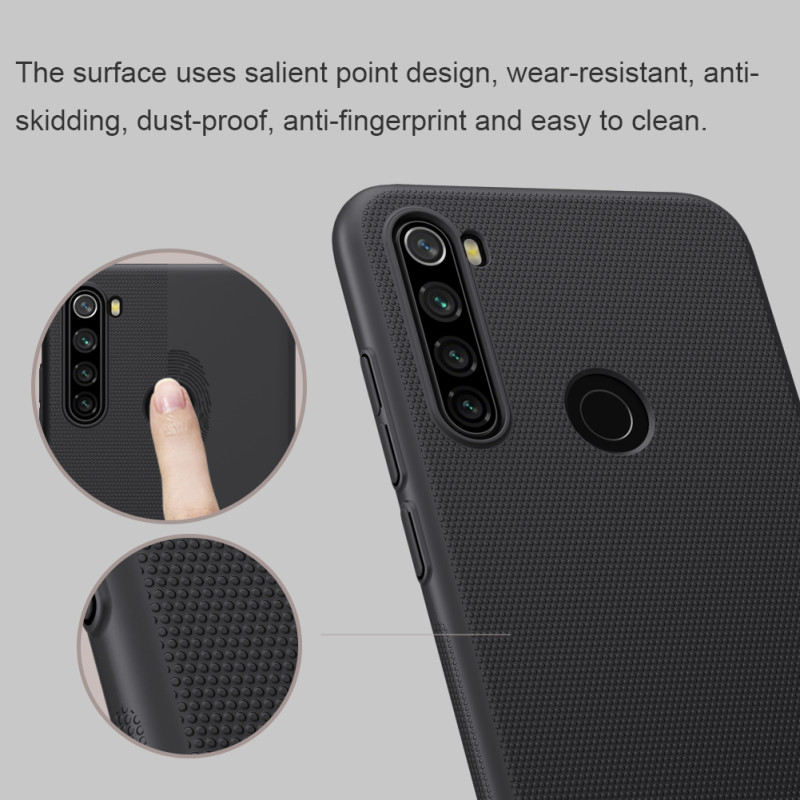 Redmi Note 8T калъф твърд гръб Nillkin Черен Redmi Note 8T калъф твърд гръб Nillkin Черен