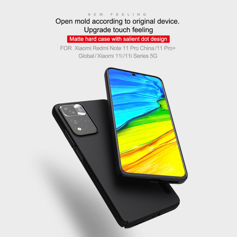 Redmi Note 11 Pro+ 5G калъф твърд гръб Nillkin син Redmi Note 11 Pro+ 5G калъф твърд гръб Nillkin син
