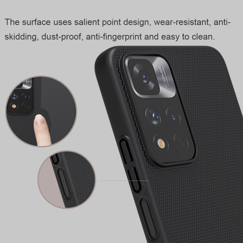 Redmi Note 11 Pro+ 5G калъф твърд гръб Nillkin син Redmi Note 11 Pro+ 5G калъф твърд гръб Nillkin син