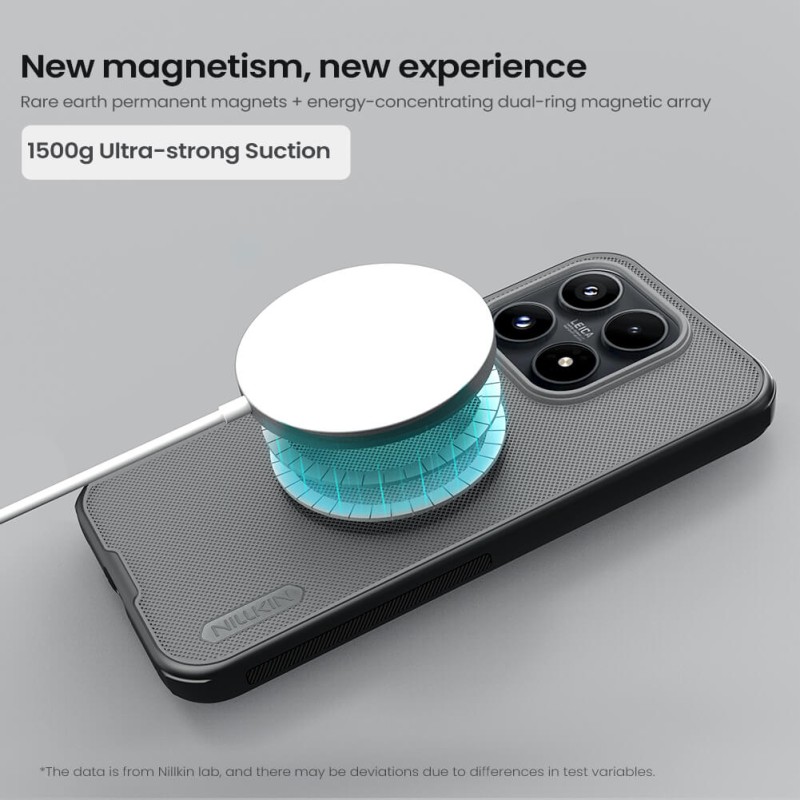 Xiaomi 17 магнитен калъф твърд гръб Nillkin прозрачно черен