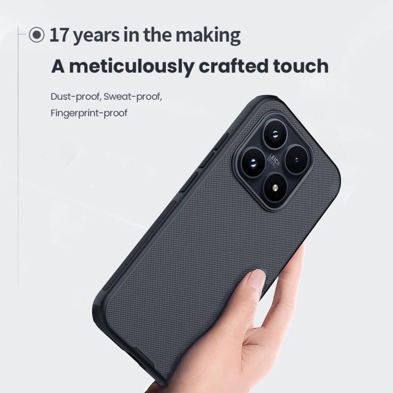 Xiaomi 17 магнитен калъф твърд гръб Nillkin черен