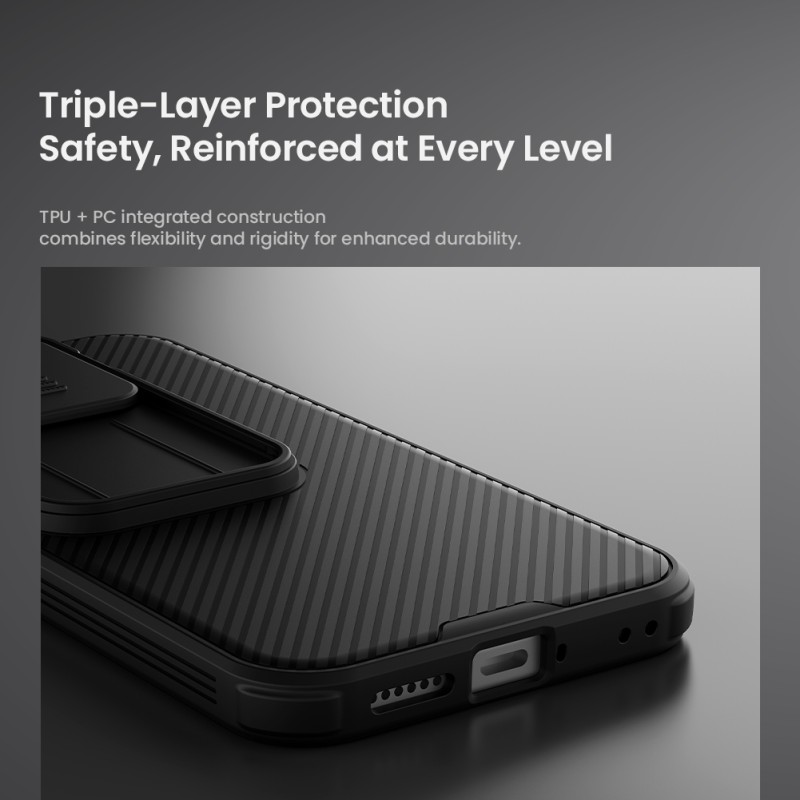 Xiaomi 17T твърд гръб със защита на камерата черен