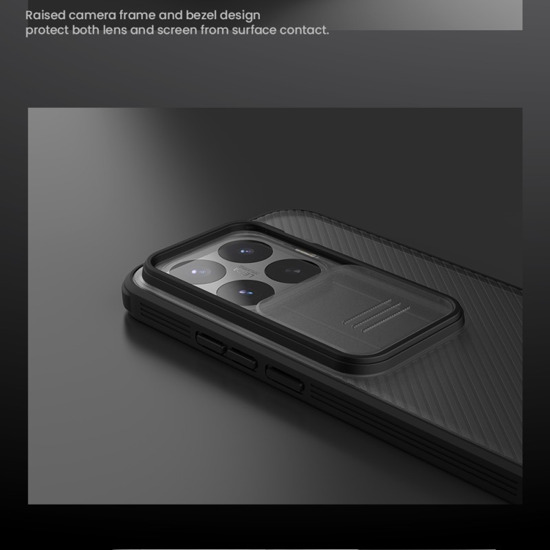 Xiaomi 17T твърд гръб със защита на камерата черен
