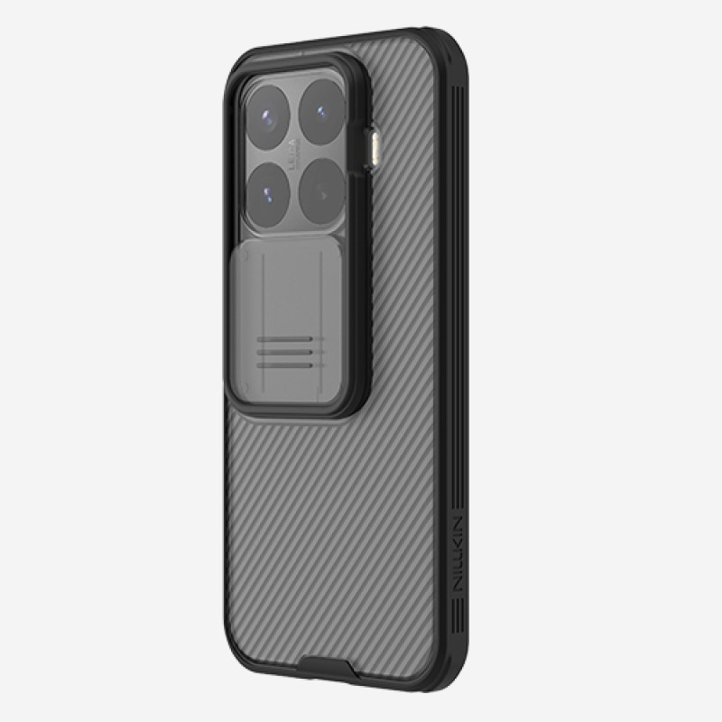 Xiaomi 17T твърд гръб със защита на камерата прозрачно черен