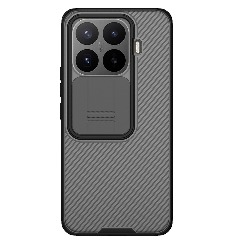 Xiaomi 17T Pro твърд гръб със защита на камерата прозрачно черен