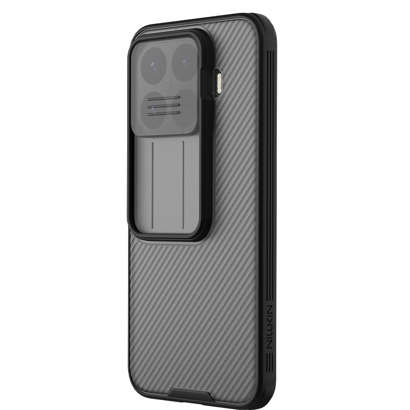 Xiaomi 17T Pro твърд гръб със защита на камерата прозрачно черен