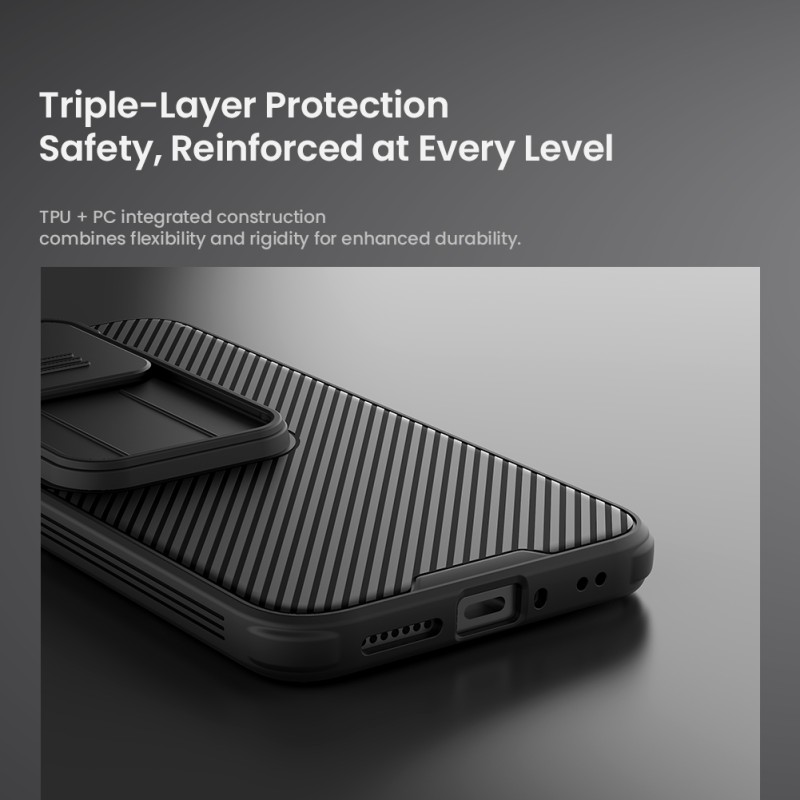 Xiaomi 17T Pro твърд гръб със защита на камерата черен