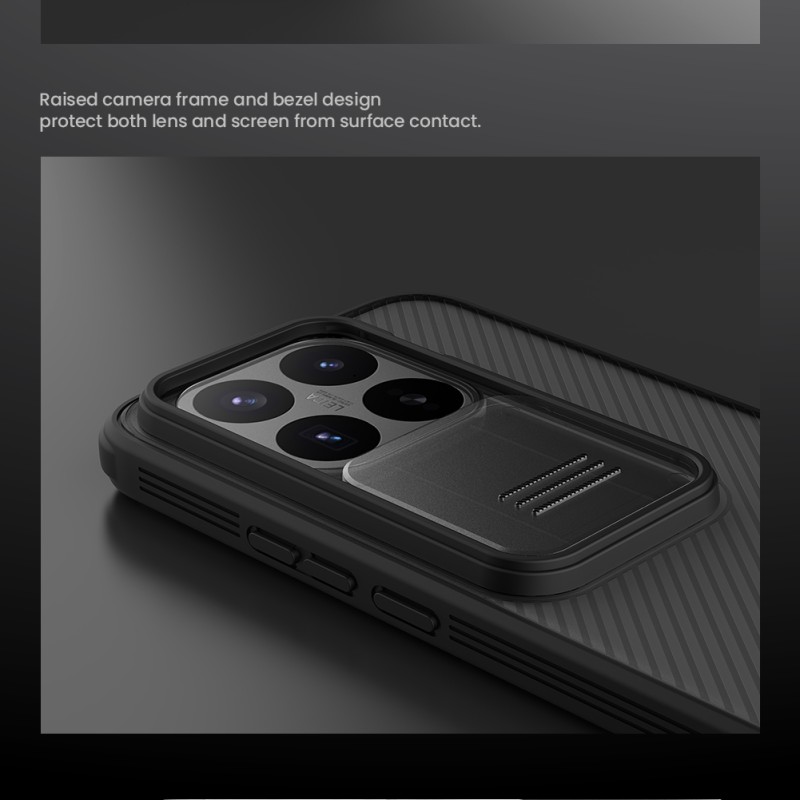 Xiaomi 17T Pro твърд гръб със защита на камерата черен