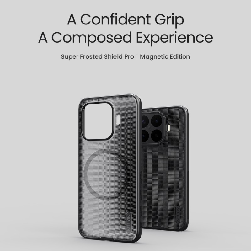 Xiaomi 17T Pro магнитен калъф твърд гръб Nillkin черен