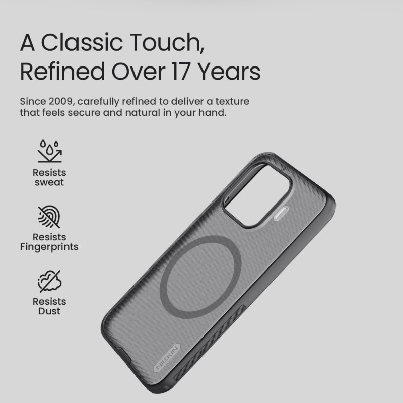 Xiaomi 17T Pro магнитен калъф твърд гръб Nillkin черен