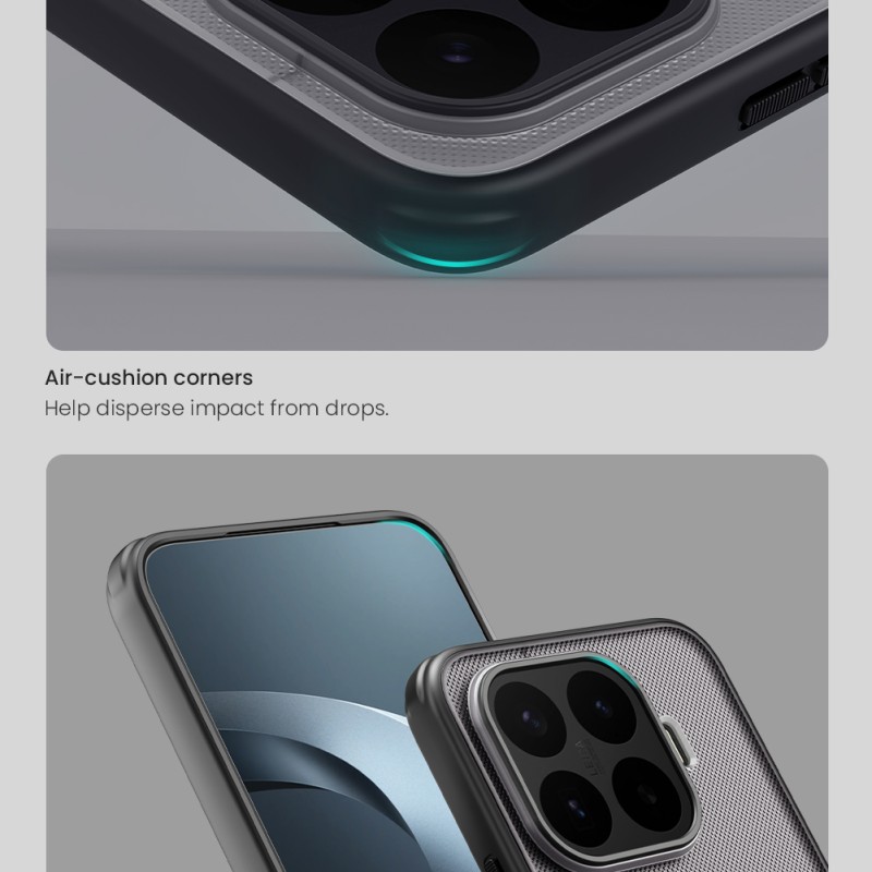 Xiaomi 17T Pro магнитен калъф твърд гръб Nillkin черен