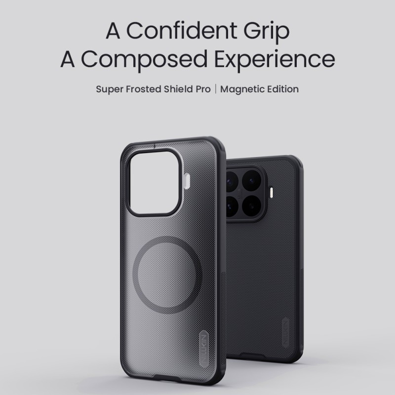 Xiaomi 17T магнитен калъф твърд гръб Nillkin черен