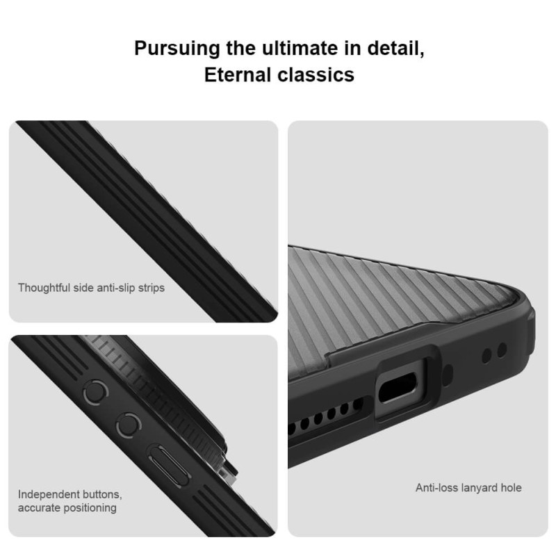 Xiaomi 17 Ultra твърд гръб със защита на камерата Nillkin черен