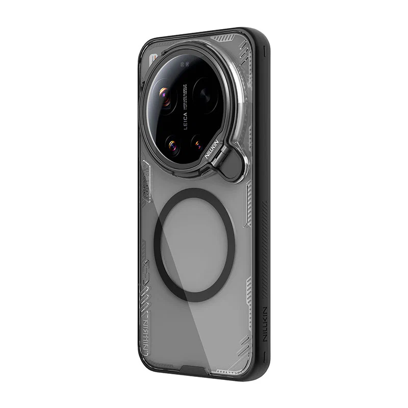 Xiaomi 17 Ultra Iceblade Prop магнитен прозрачен твърд гръб черен 