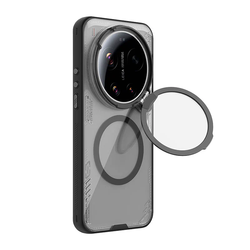 Xiaomi 17 Ultra Iceblade Prop магнитен прозрачен твърд гръб черен 