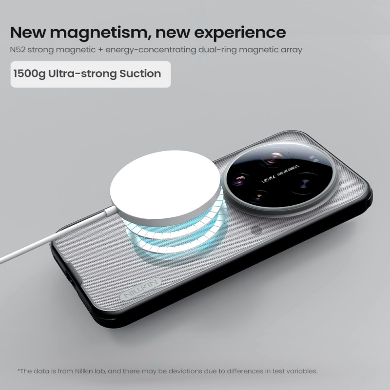 Xiaomi 17 Ultra магнитен калъф твърд гръб Nillkin прозрачно черен