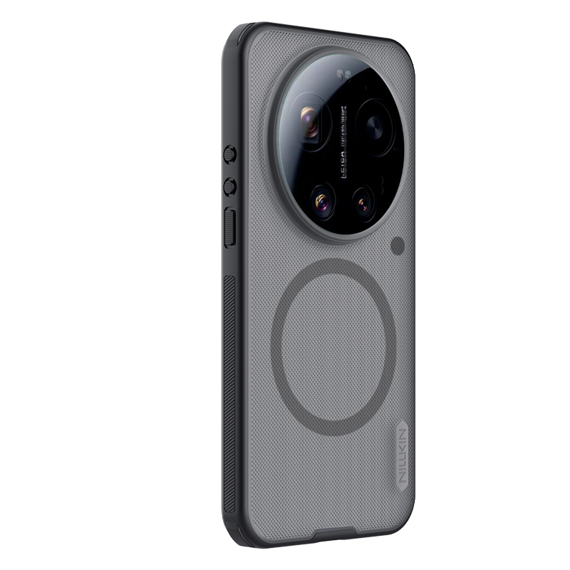Xiaomi 17 Ultra магнитен калъф твърд гръб Nillkin прозрачно черен