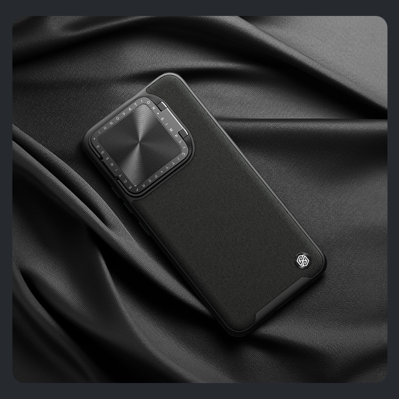 Xiaomi 14 Pro магнитен кожен калъф със защита на камерата черен Xiaomi 14 Pro магнитен кожен калъф със защита на камерата черен