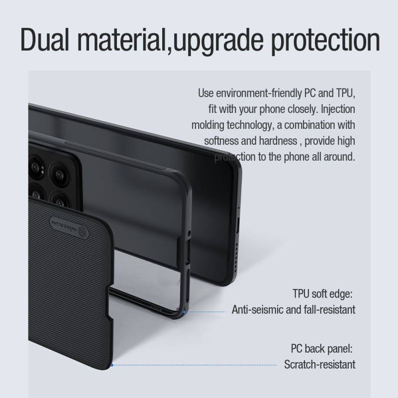 Xiaomi 14 Pro магнитен калъф твърд гръб Nillkin черен Xiaomi 14 Pro магнитен калъф твърд гръб Nillkin черен