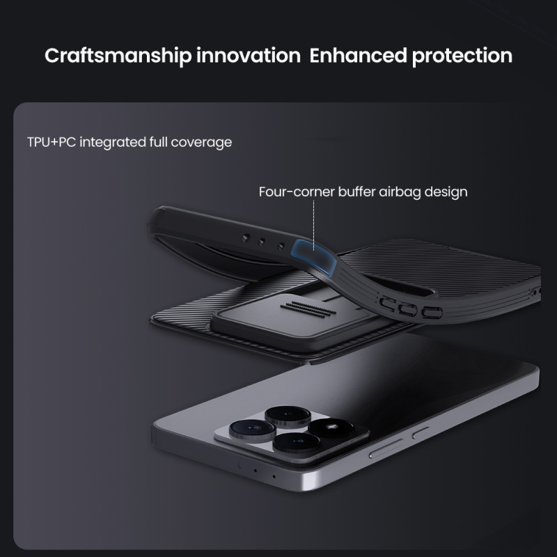 Xiaomi 14T твърд гръб със защита на камерата Nillkin син Xiaomi 14T твърд гръб със защита на камерата Nillkin син
