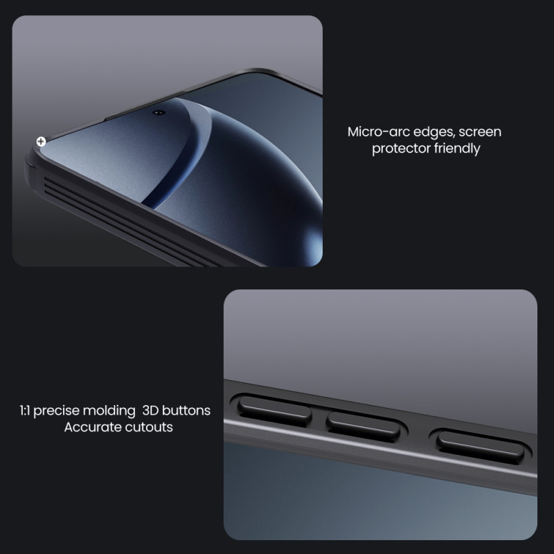 Xiaomi 14T твърд гръб със защита на камерата Nillkin син Xiaomi 14T твърд гръб със защита на камерата Nillkin син
