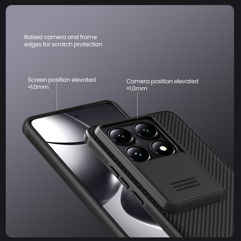 Xiaomi 14T Pro твърд гръб със защита на камерата Nillkin черен Xiaomi 14T Pro твърд гръб със защита на камерата Nillkin черен