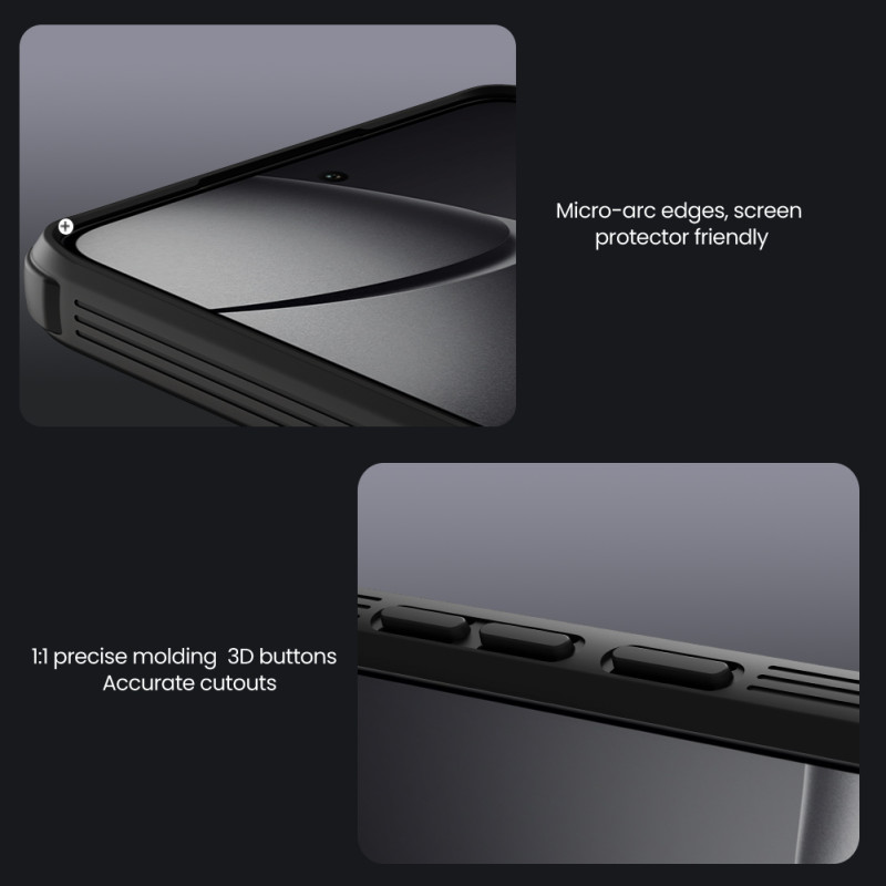 Xiaomi 14T Pro твърд гръб със защита на камерата Nillkin черен Xiaomi 14T Pro твърд гръб със защита на камерата Nillkin черен