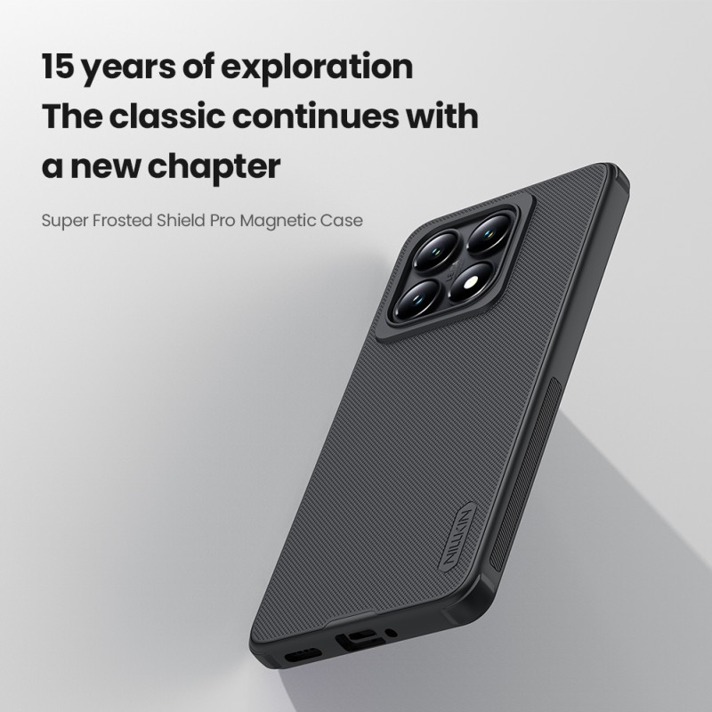 Xiaomi 14T магнитен калъф твърд гръб Nillkin черен