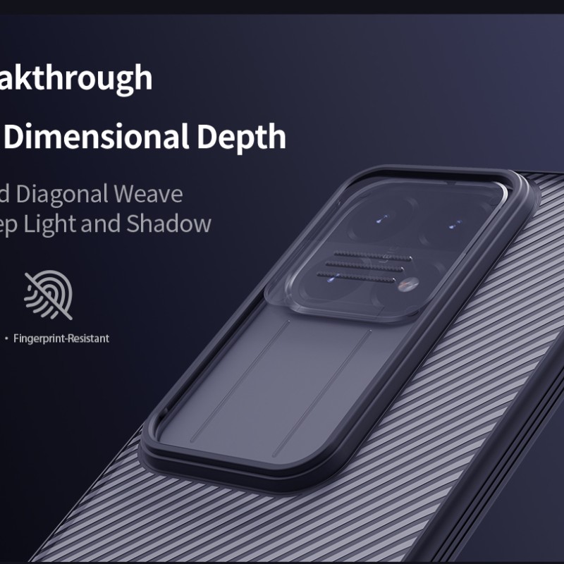 Xiaomi 15T твърд гръб със защита на камерата Nillkin прозрачно черен